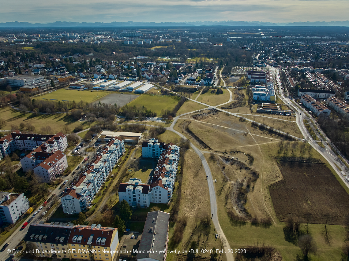 20.02.2023 -  der verschwundene Hachinger Bach in Neuperlach und Berg am Laim